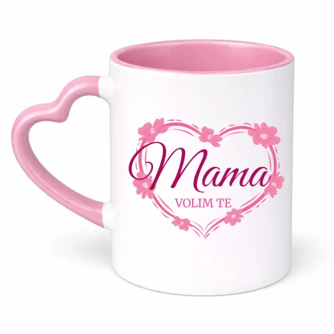 Mama volim te! - Šolja Srce – proizvod sa printom